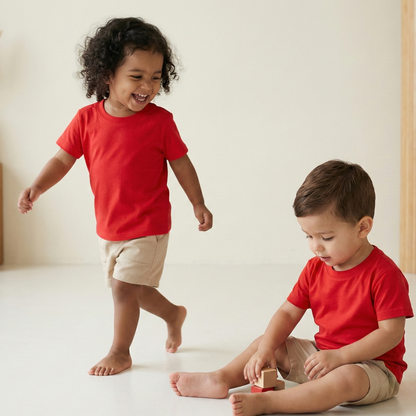 Playera Roja Esencial Soft-Cotton