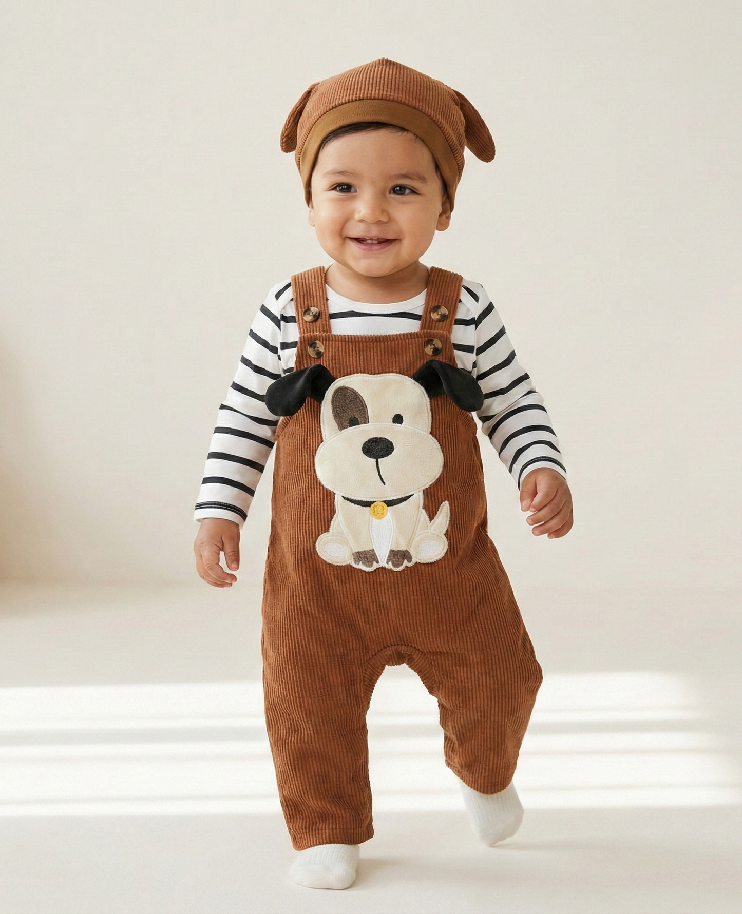 Pañalero con overol perrito