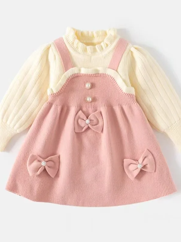 Vestido Suéter Moñitos