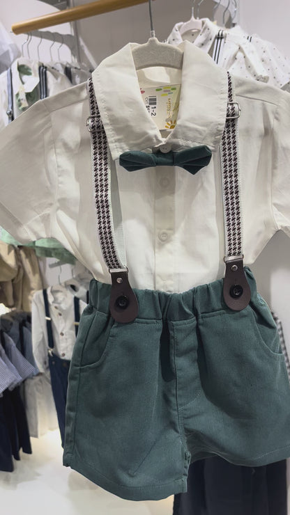 Conjunto tirantes verde
