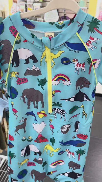 Traje de baño animales