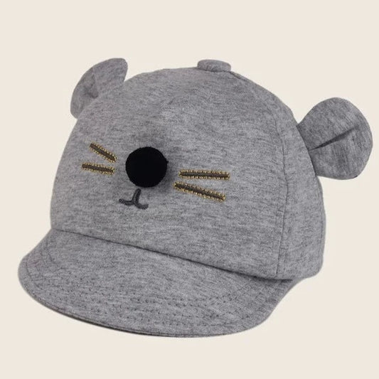 Gorra para bebe gris