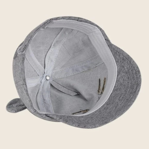 Gorra para bebe gris